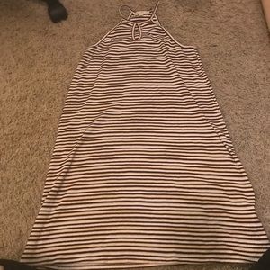 tank top dress striped